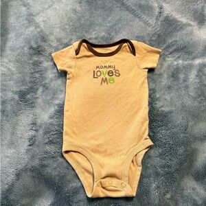 Carter's Tan Bodysuit - Mommy Loves Me